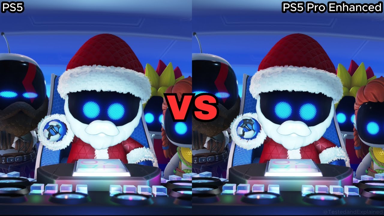 Astro Bot: PS5 vs. PS5 Pro Enhanced Comparison