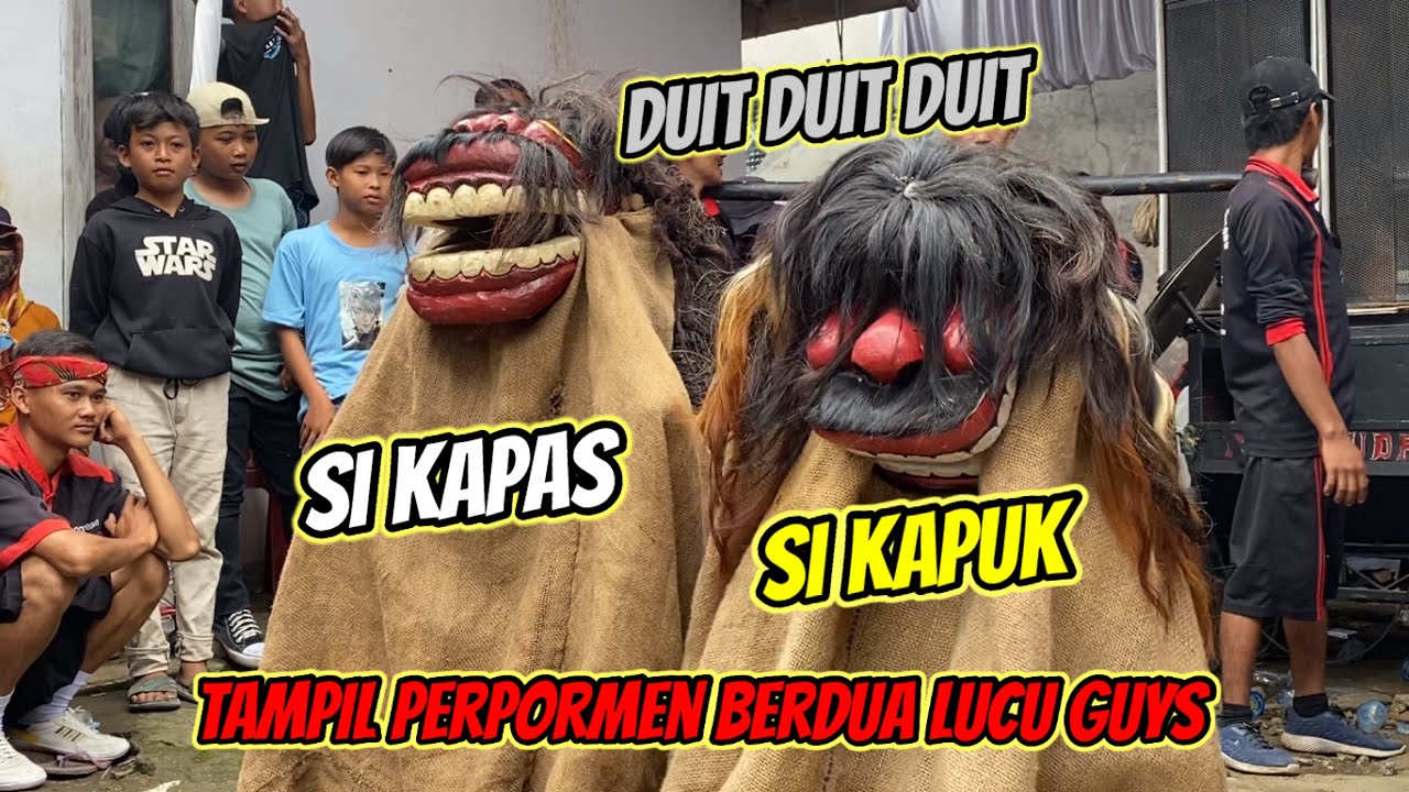Barongan Si Kapuk Dan Si Kapas Tampil Lucu Kocak ❗️❗️ Cuta Muda Group💥 Di Babakan Sayang