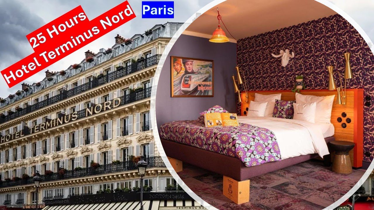 25 Hours Hotel Terminus Nord Paris : The hotel located in front of Paris main railway station.