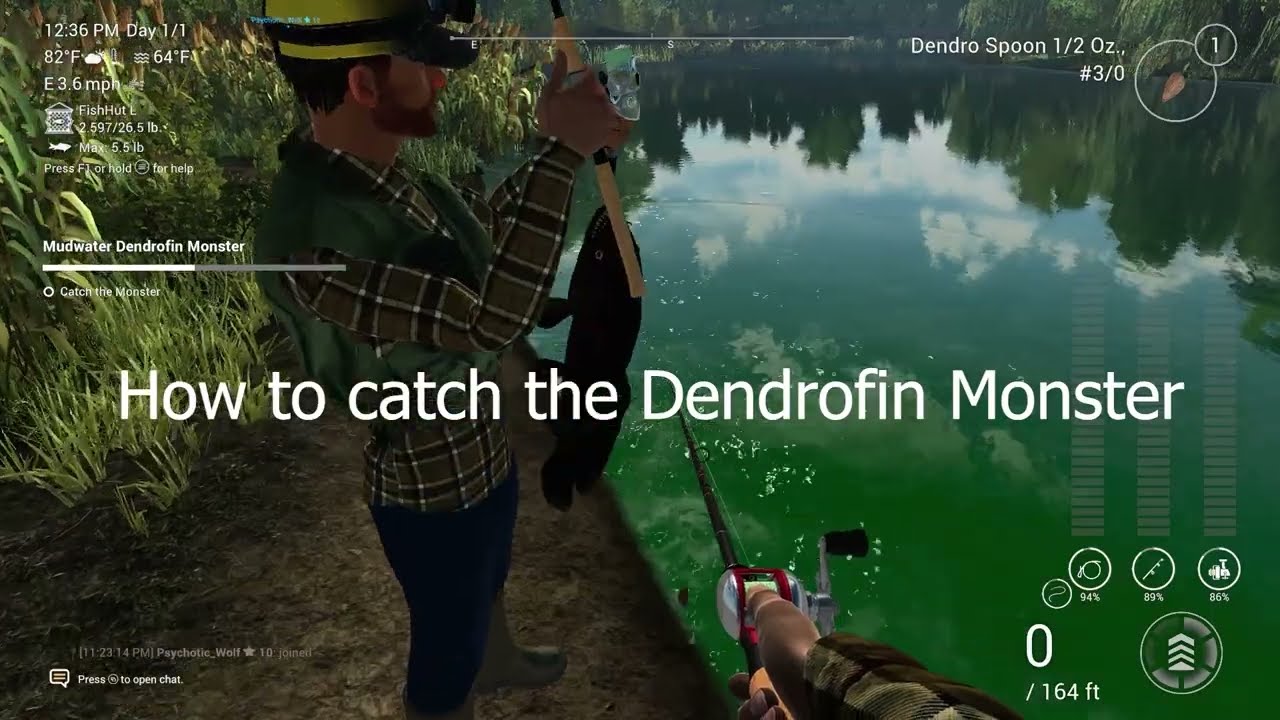 How To Catch The Dendrofin in 5 Simple Steps! | Mudwater River Monster - Fishing Planet