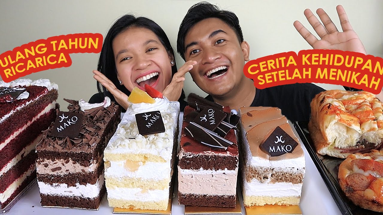 MUKBANG KUE ULANG TAHUN BARENG SUAMI SAMBIL CERITA KEHIDUPAN SETELAH MENIKAH