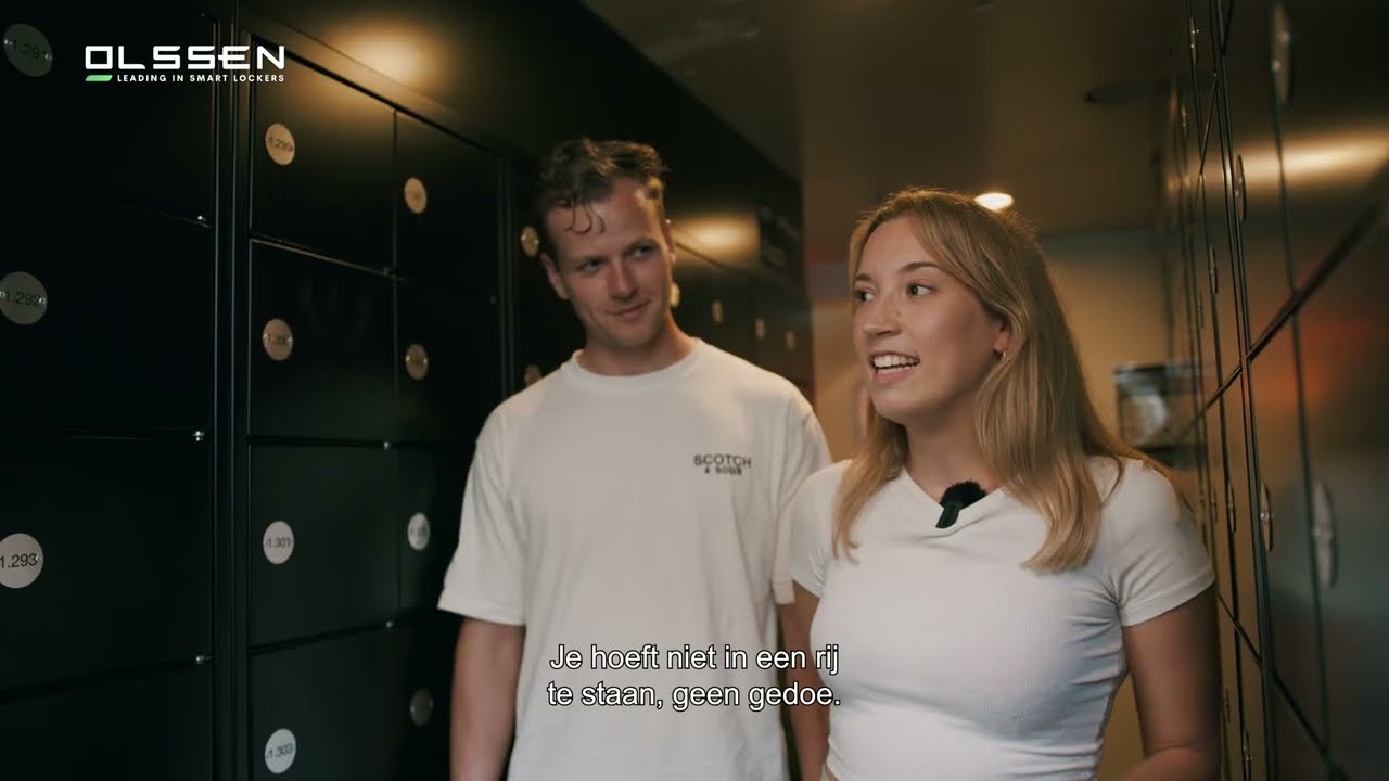 Makkelijk je jas en tas opbergen bij PARADISO met slimme garderobe lockers van OLSSEN!