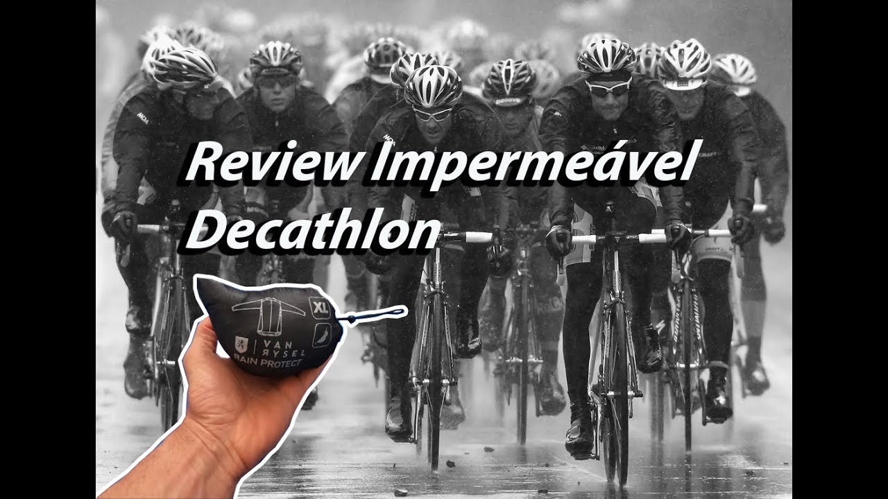 Review casaco impermeável decathlon Van Rysel