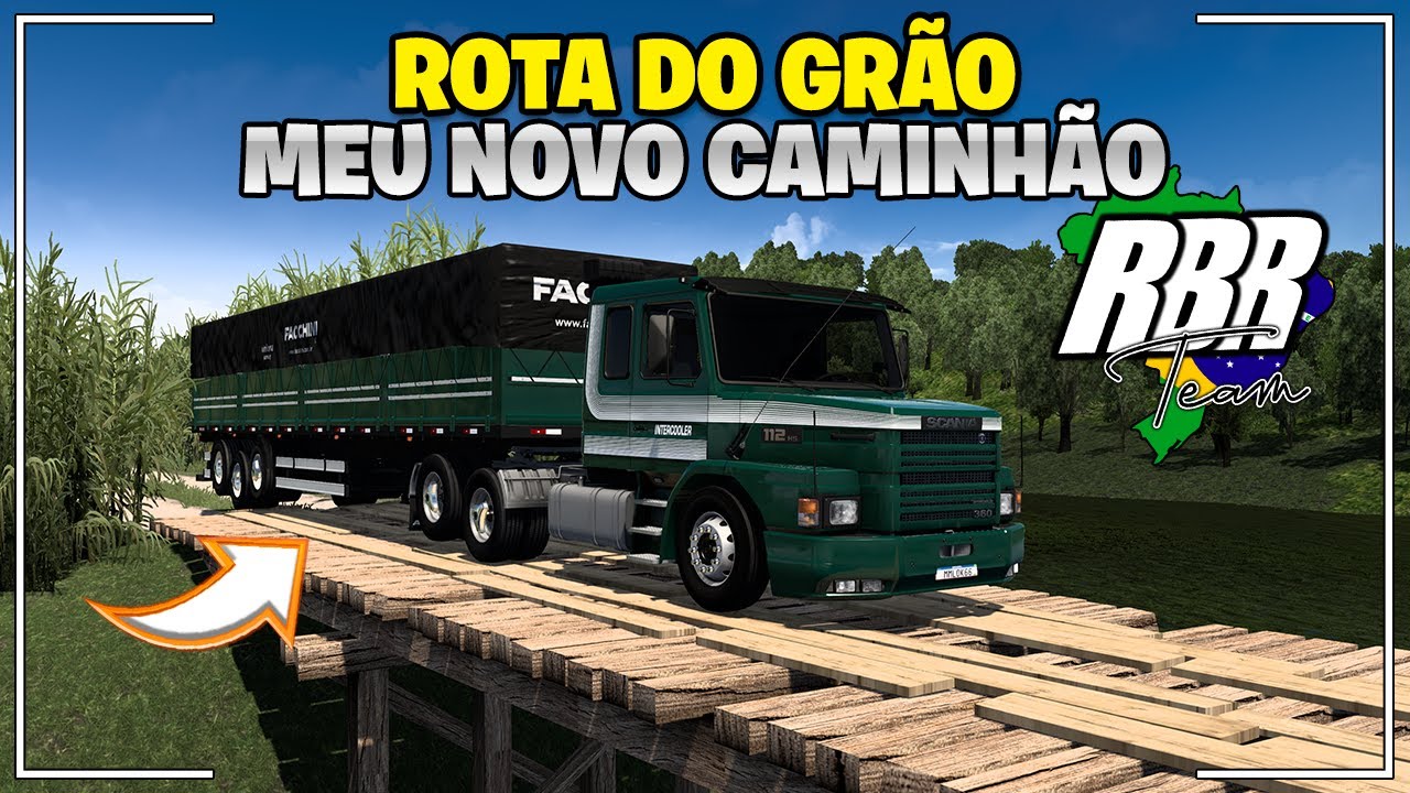 ETS2 PEGUEI O PRIMEIRO FRETE COM O CAMINHÃO NOVO !