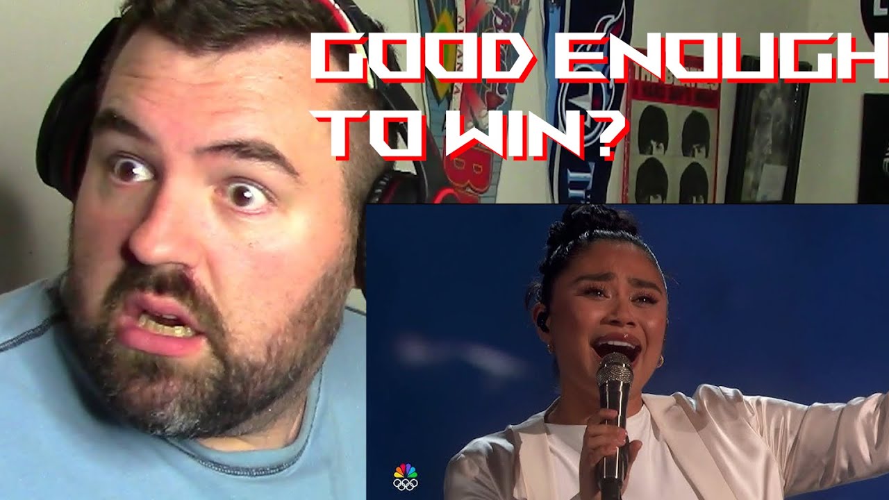 Singer reaction to Jessica Sanchez FINALS Performance on AGT 2025 - Die With A Smile