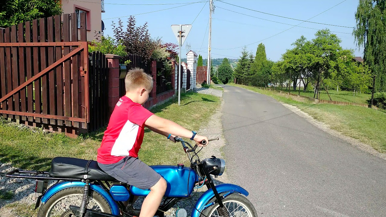 Jawa 50 tuning ( rezonans ) drugi bieg.