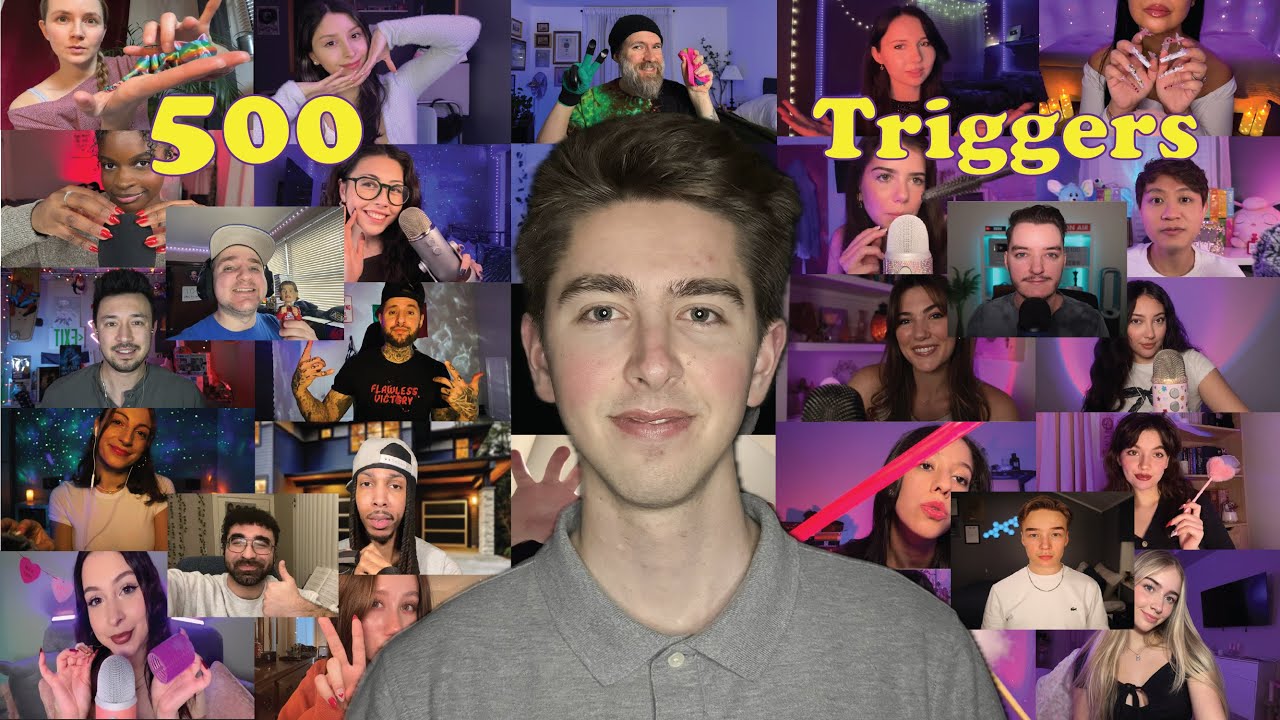 500 ASMR Triggers with Friends & Family | 3+ Hours You will Sleep😴