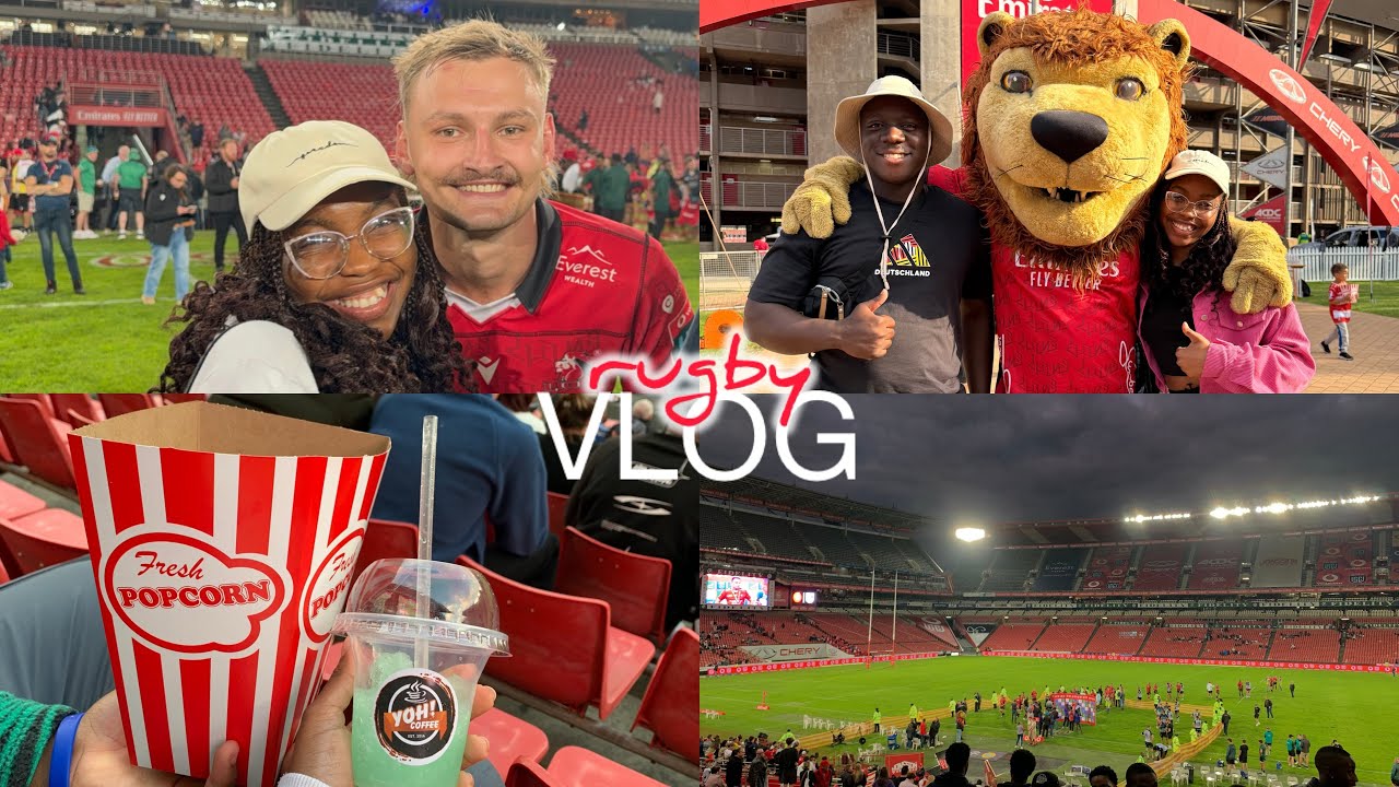 VLOG| Get Ready With Me| Let’s Go Watch Rugby🏉✨
