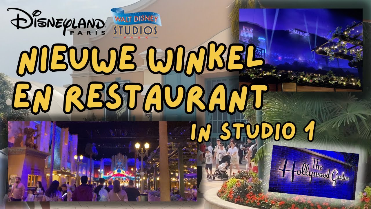 Disneyland Parijs vakantie 2025 | vlog 5 | Walt Disney Studios | nieuwe studio 1 winkel & restaurant
