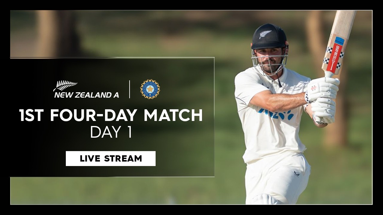 🔴 LIVE: New Zealand A vs India A | 1st Four-Day Match - Day 1