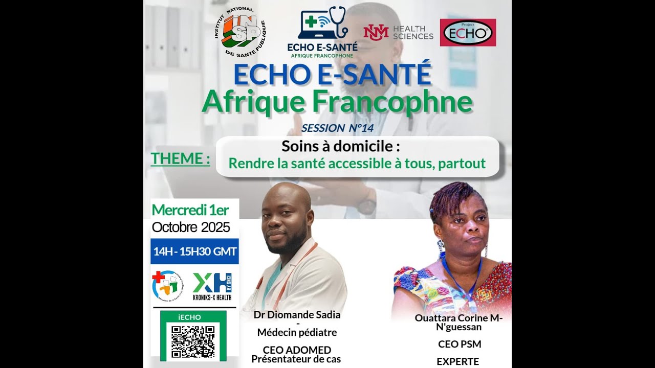 ECHO E- santé N° 14 : 𝗦𝗼𝗶𝗻𝘀 𝗮̀ 𝗱𝗼𝗺𝗶𝗰𝗶𝗹𝗲 — 𝗥𝗲𝗻𝗱𝗿𝗲 𝗹𝗮 𝘀𝗮𝗻𝘁𝗲́ 𝗮𝗰𝗰𝗲𝘀𝘀𝗶𝗯𝗹𝗲 𝗮̀ 𝘁𝗼𝘂𝘀, 𝗽𝗮𝗿𝘁𝗼𝘂𝘁 / CAS ADOMED