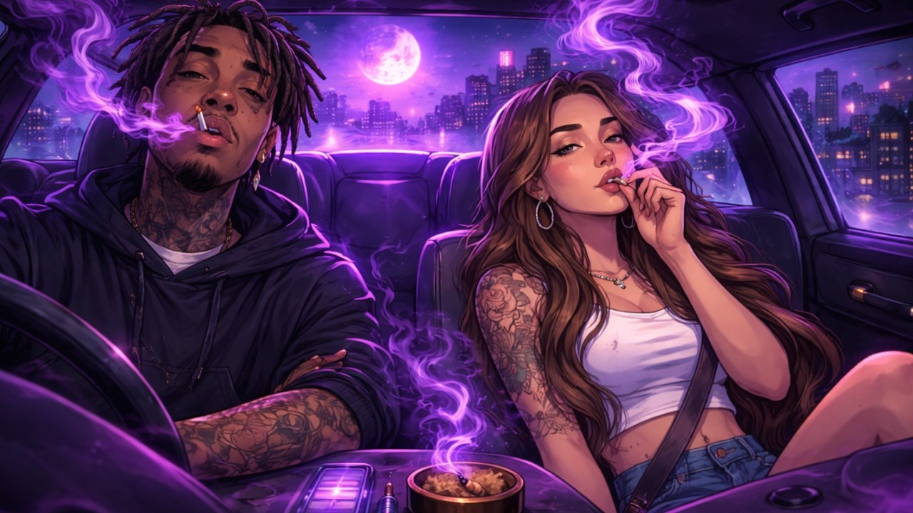 “Purple Sky Therapy” Playlist — 420 Vibe Music | Chill Rap • Bluesy Hip-Hop • Stoner Mood