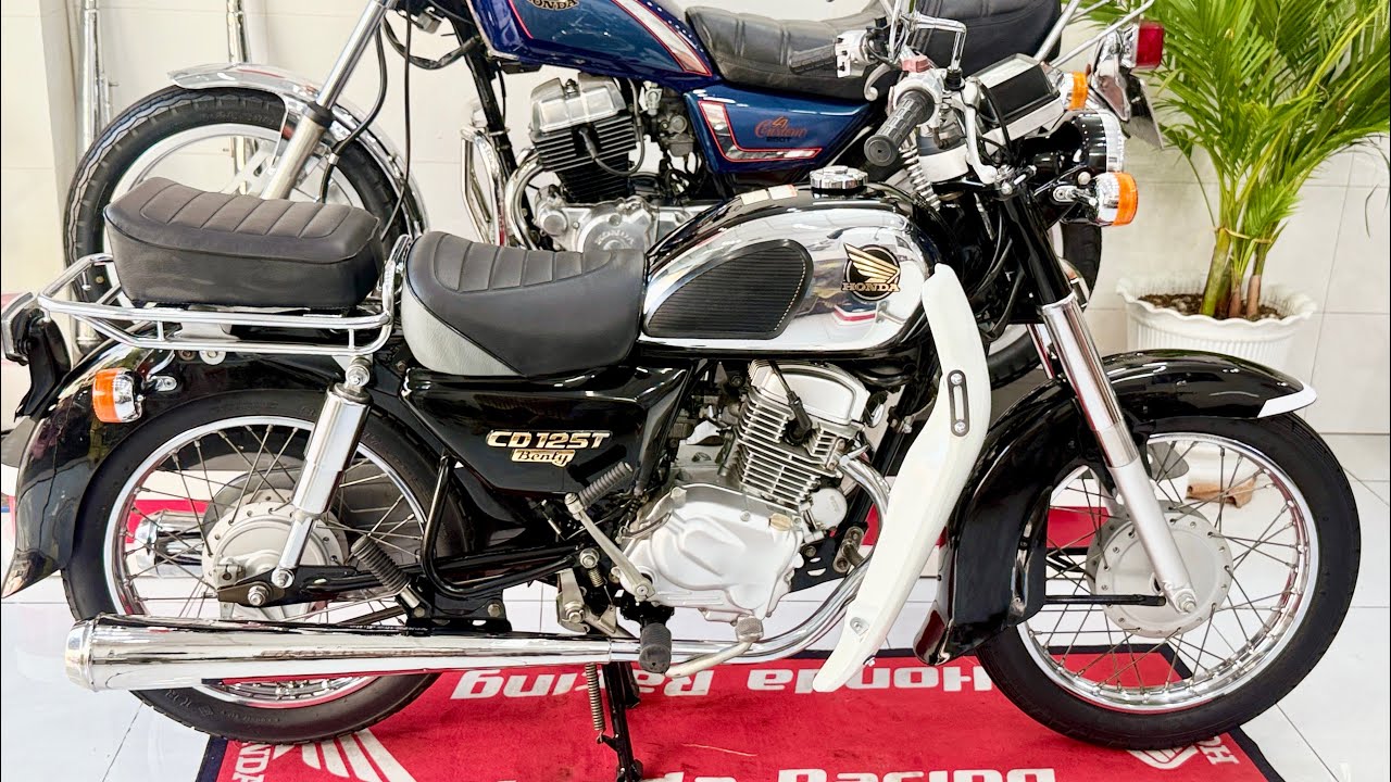 Trùm cuối Honda CD125T benly đời cuối cùng 12/2001 JA03 đầu lòng ống hơi sử lý khí thải . Cực đẹp.