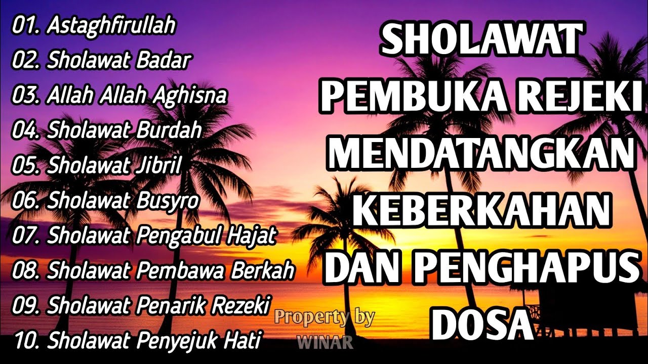 SHOLAWAT JIBRIL PEMBUKA PINTU REZEKI, Astaghfirullah||SHOLAWAT NABI MERDU Terbaru 2026
