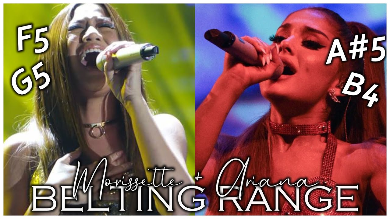 Morissette Amon VS Ariana Grande BELTING RANGE! (G4 - B5)