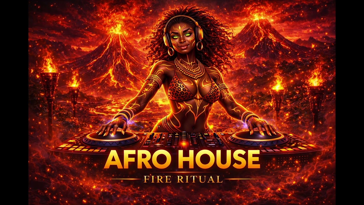 Afro House Fire Ritual 2026 🔥 Deep Tribal Volcano #afrohouse #afrohouse2026 #fireritual #deepafro