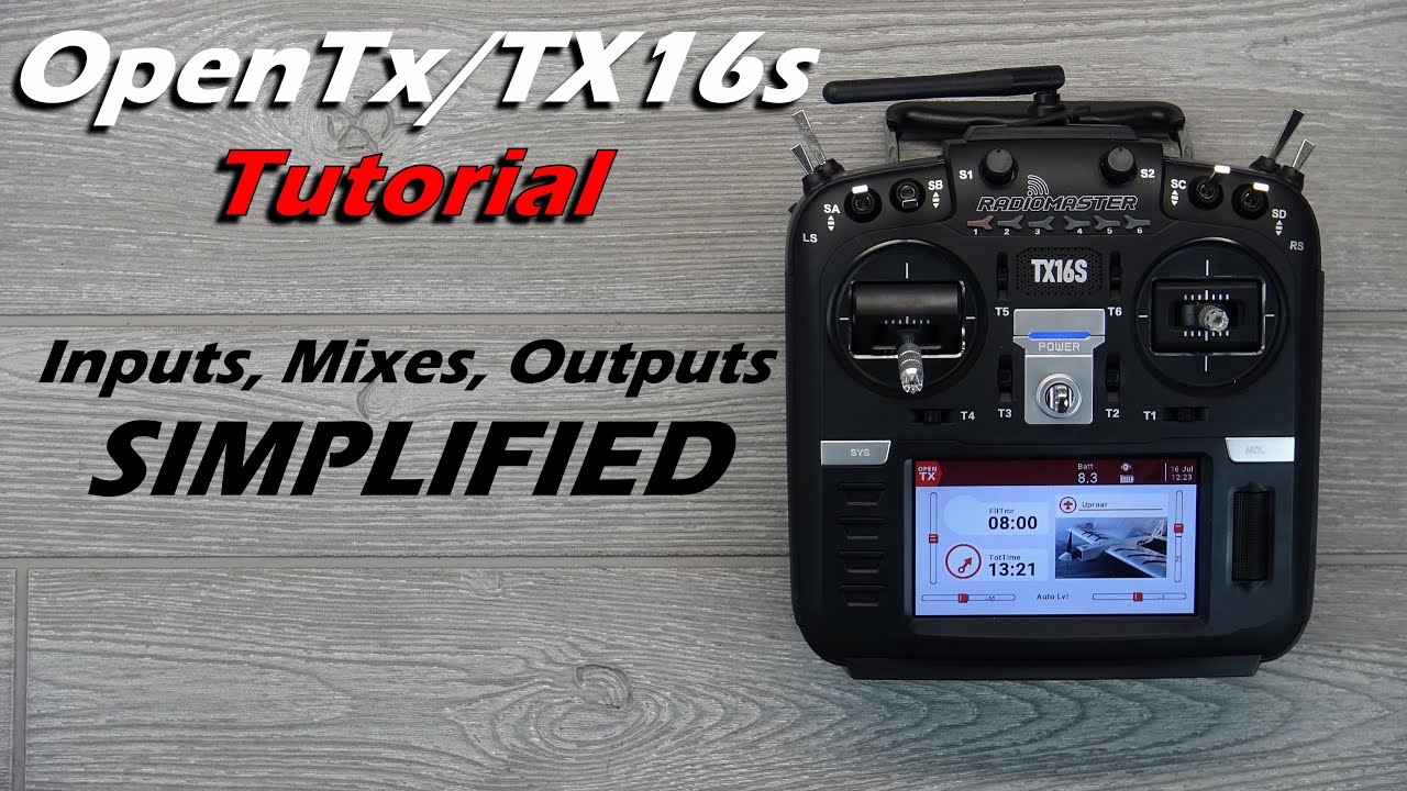 Учебное пособие по OpenTx Companion • Объяснение входных микшеров и выходов • Radiomaster TX16s •...