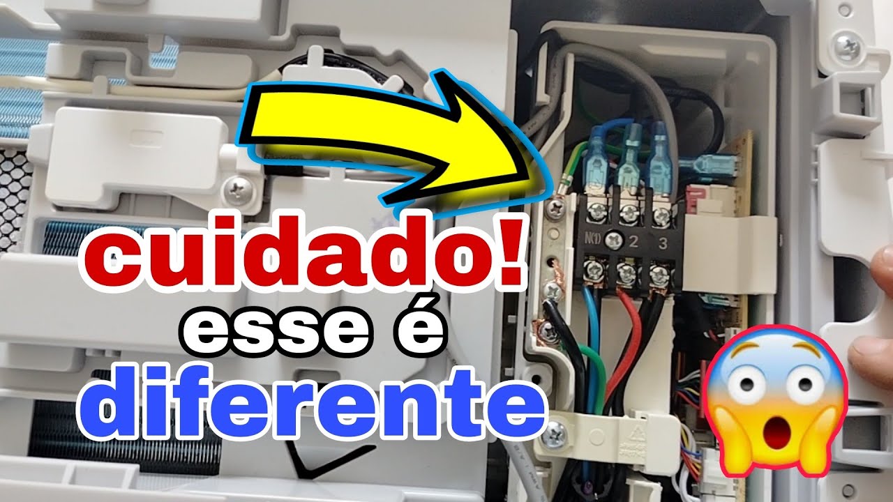 ar condicionado inverter ELETROLUX color adapte (esquema de ligação diferente)