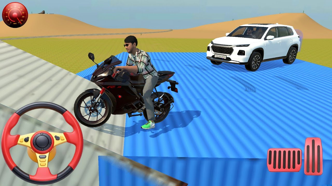 Drive R15 Bike and Grand Vitara 🔥 #r15 #car #gamingvideos 