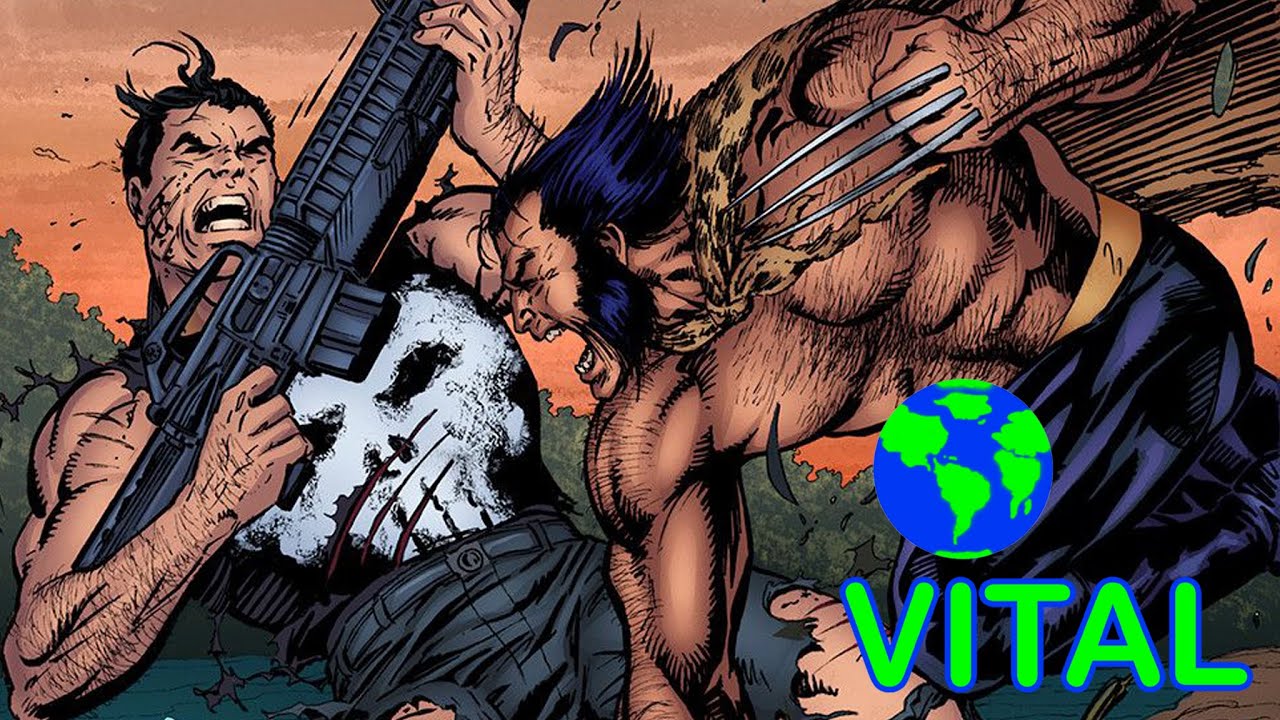 🌎 Justiceiro e Wolverine: Sobrevivência do Mais Forte - História Completa do primeiro encontro deles