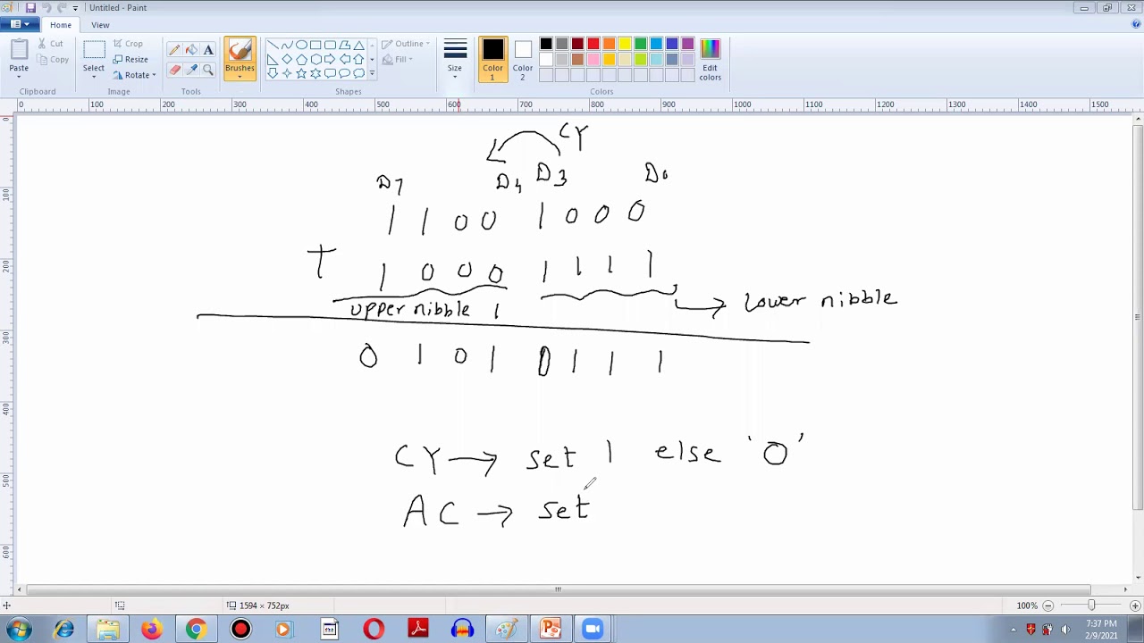 PSW REGISTER OF 8051 MICROCONTROLLER