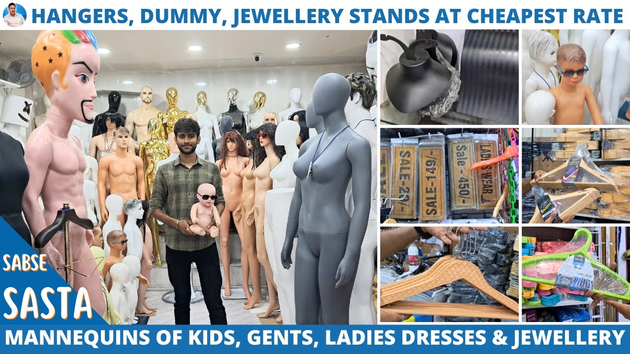 Dummy, Mannequin, Hanger, Display Stand, Jewellery Display Cheapest Rate Wholesaler in Kolkata