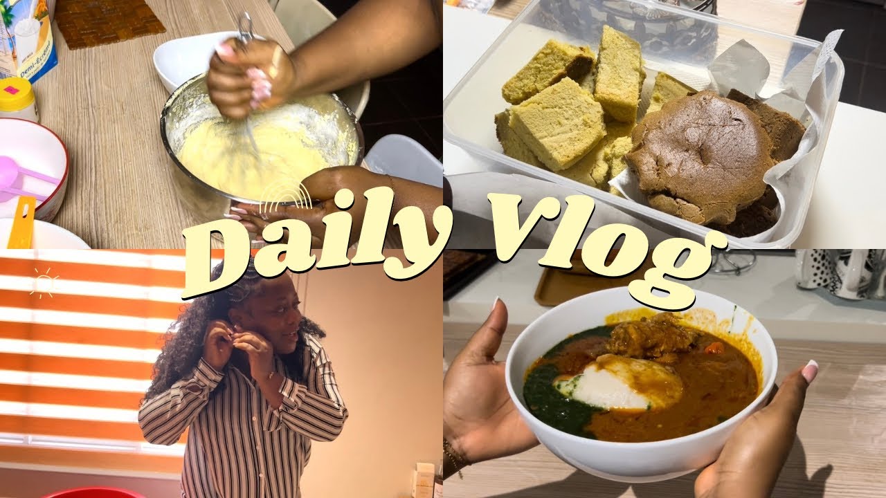 Weekend vlog |life in Ghana /Home Baking life of an ambivert . #livinginghana #dailyvlog #baking 