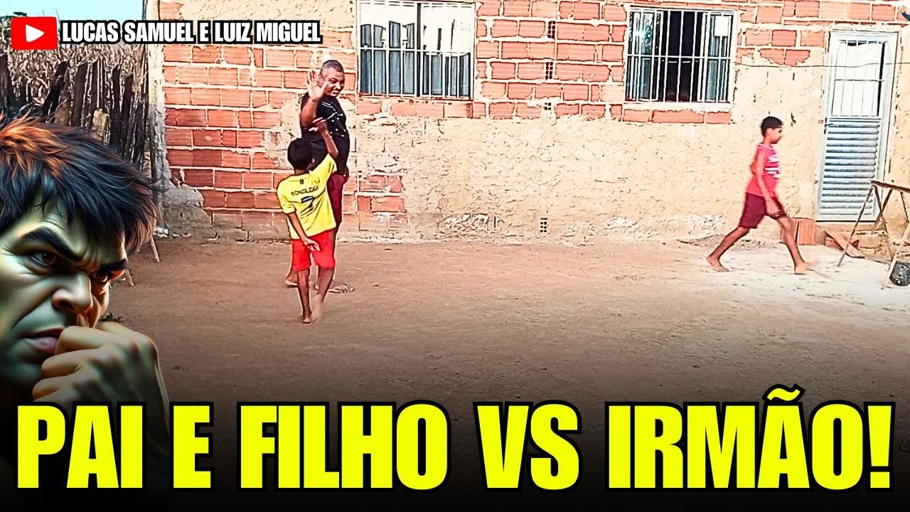 🔥11°DESAFIO ÉPICO DE TERREIRO | Papai e Lucas vs Luiz Miguel | Quem Vai Vencer?