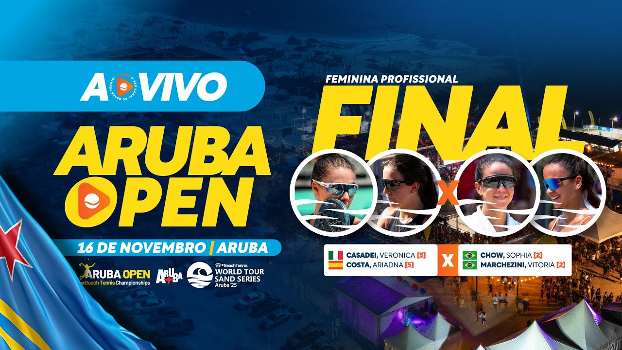 FINAL: VERONICA CASADEI/ ARIADNA COSTA X SOPHIA CHOW/ VITORIA MARCHEZINI- ARUBA OPEN