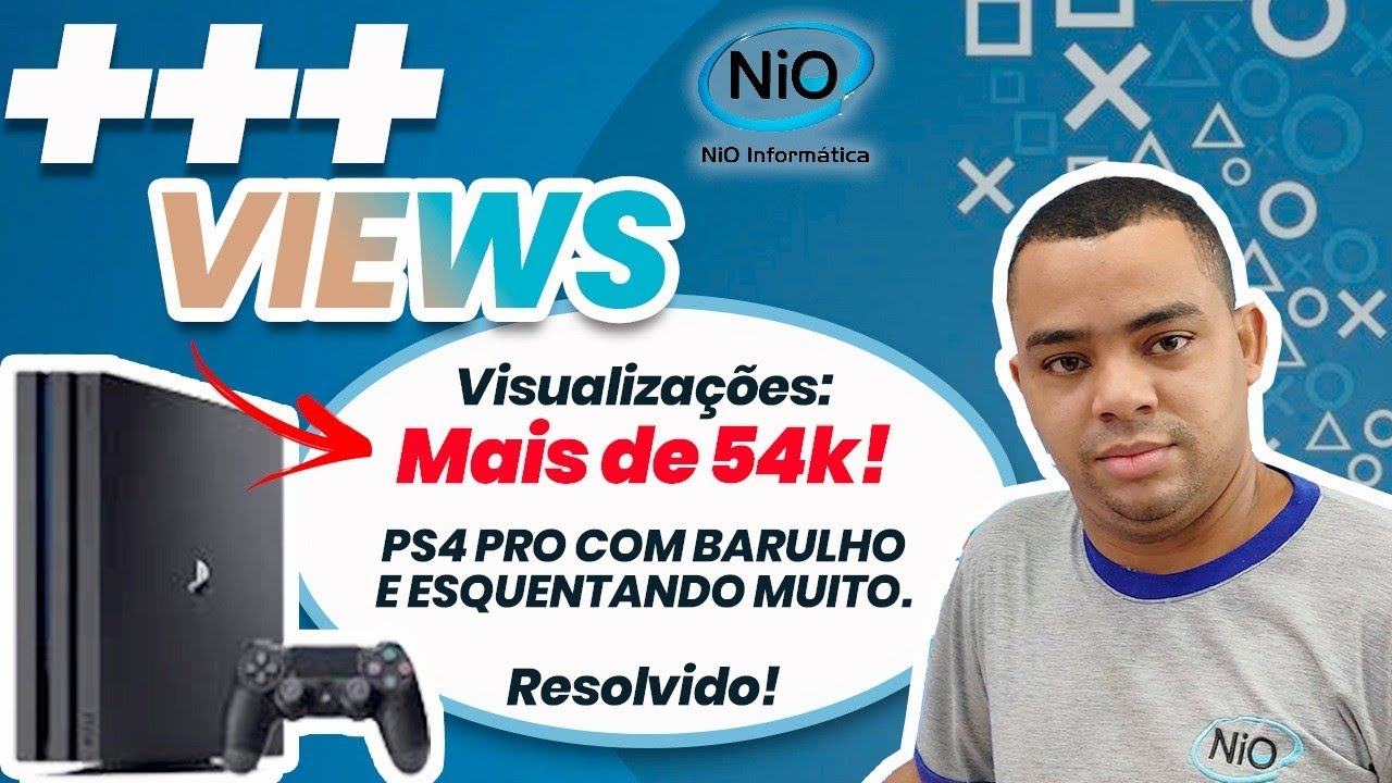 PS4 PRO COM BARULHO e ESQUENTANDO MUITO. RESOLVIDO!!!