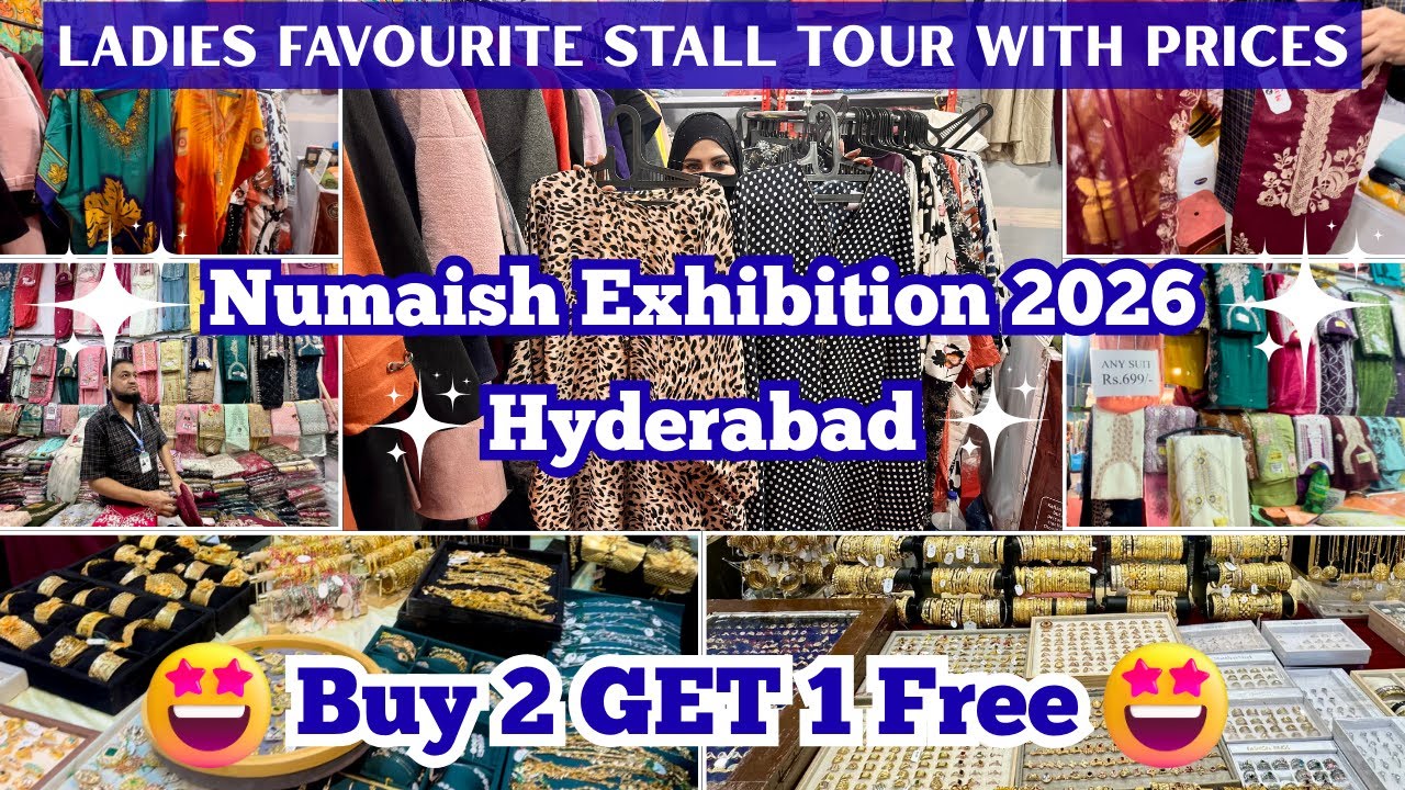 BUY 2 GET 1 FREE NUMAISH EXHIBITION 2026 SALE | 1 GRAM,ABHAYA,PAKISTANI SUTIS | TOUR WITH PRICES