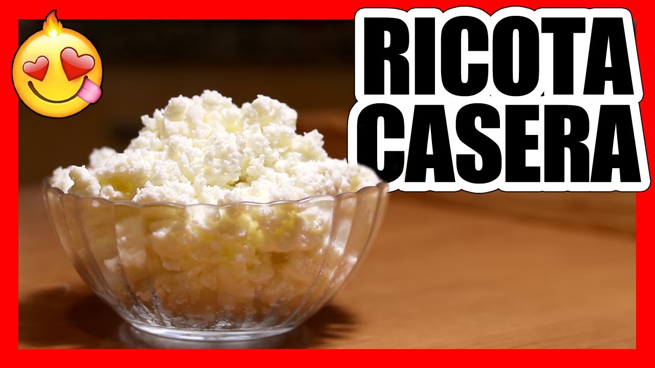 🔥 Cómo Hacer RICOTA CASERA (SÚPER FACIL)