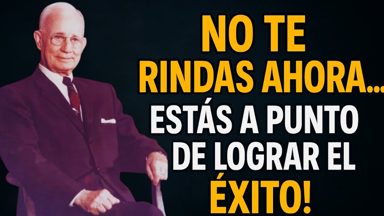 Cuando todo te sale mal... es porque estás a punto de lograrlo | Napoleon Hill lo advirtió