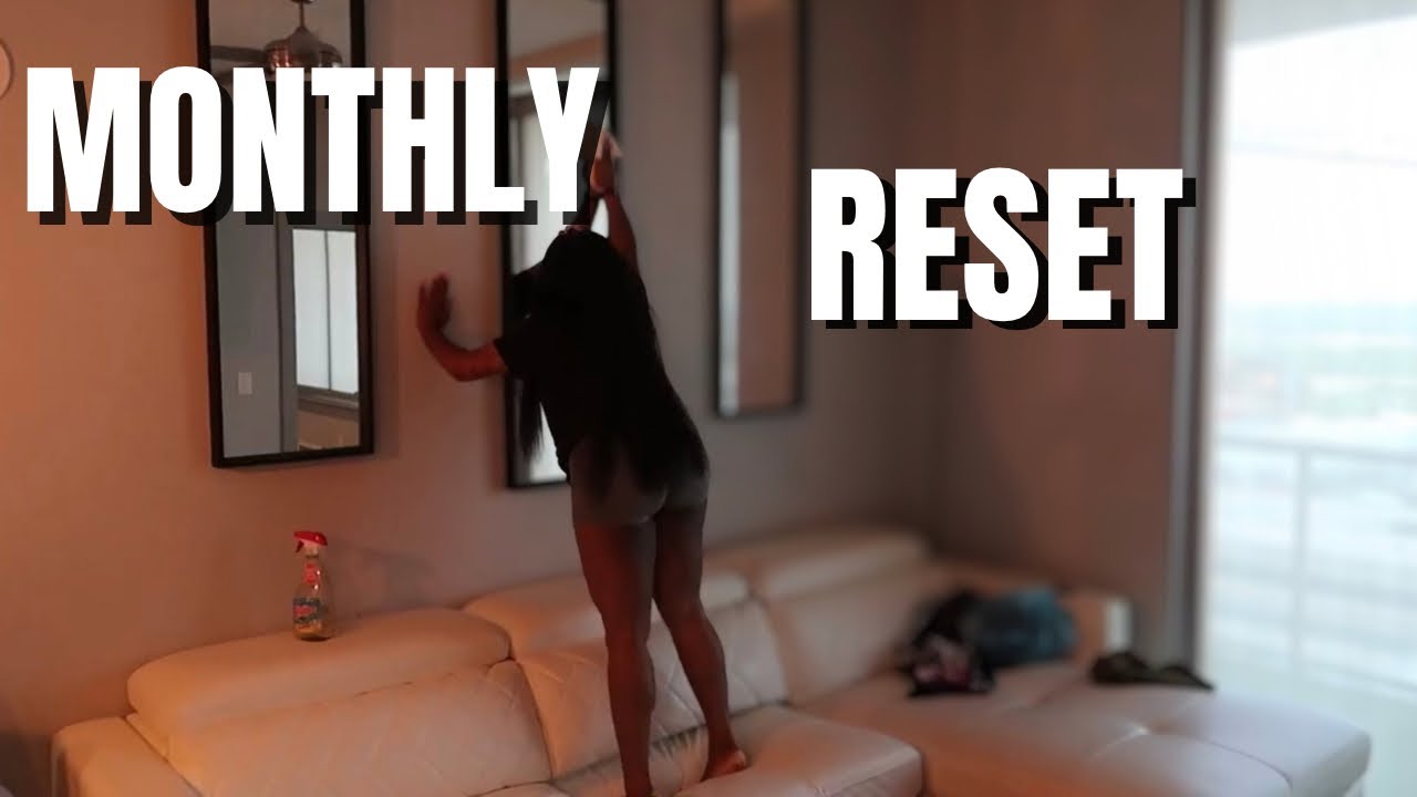 MONTHLY RESET ROUTINE☆ | Cleaning my apartment, Nail Appointment, Goal Setting | Planning content