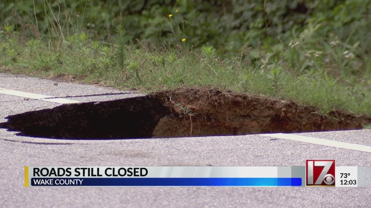 Roads still closed, cars still abandoned after rash of storms in NC