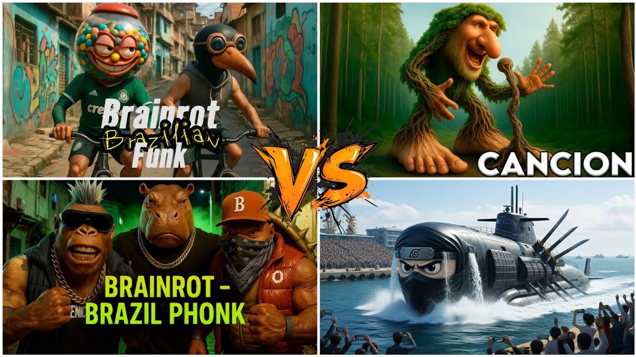 BTAINROT BATTLE😱💣😍🆚️SONGS BRAINROT BRAZIL😍💣😱