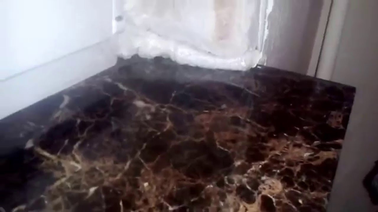 Правильный монтаж окна и мраморный подоконник