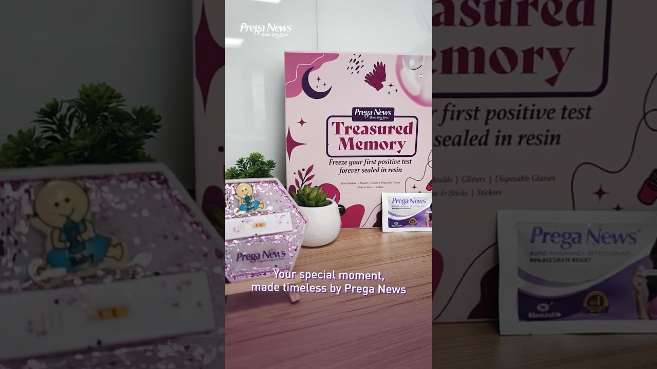 Preserve Your Good News Forever | Prega News Treasured Memory Kit