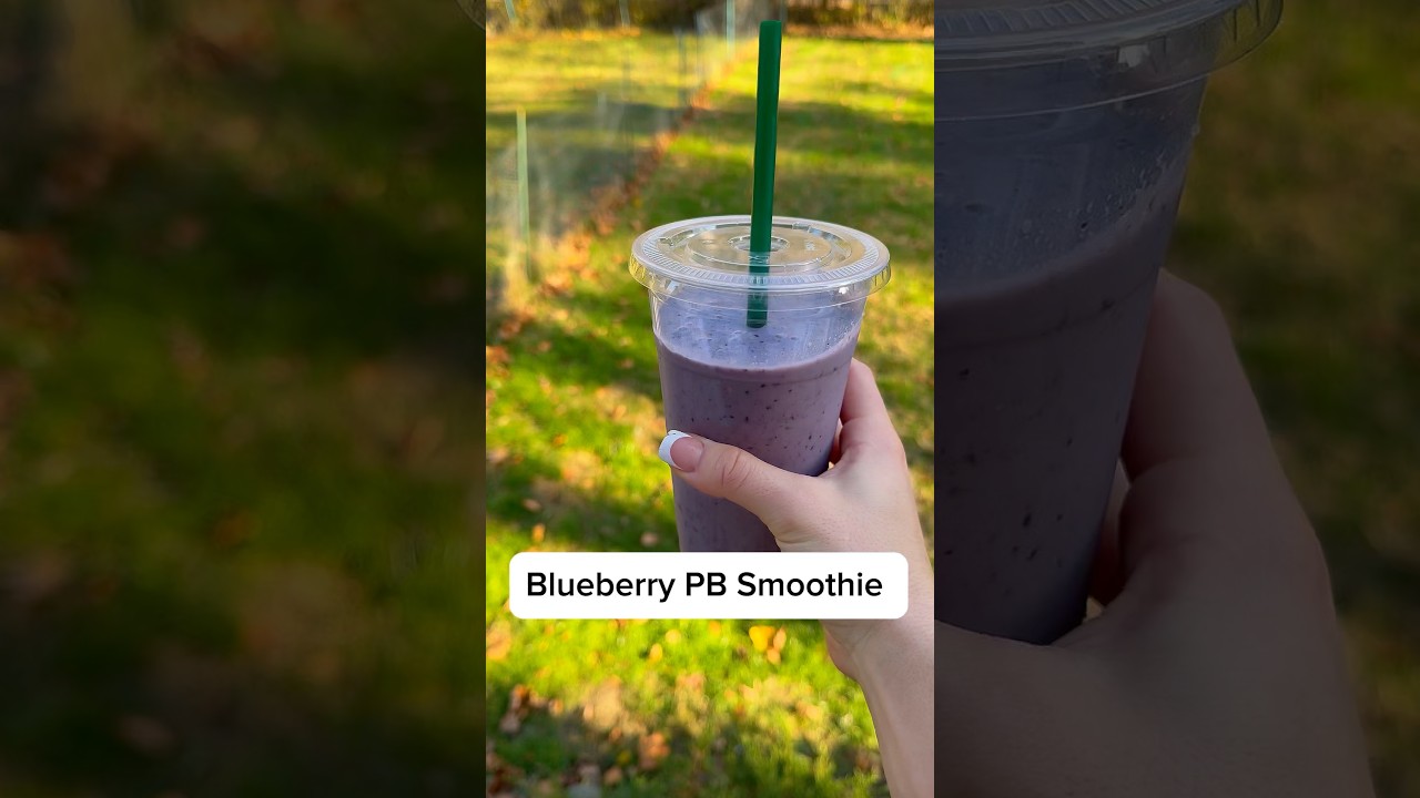 PB & Blueberry Smoothie | Protein-Packed! 💪