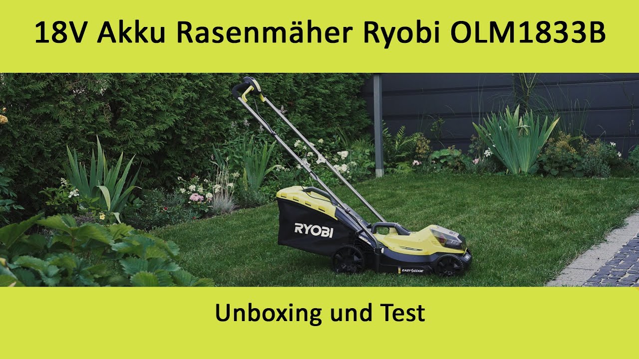 Akku Rasenmäher 18V  Ryobi OLM1833B