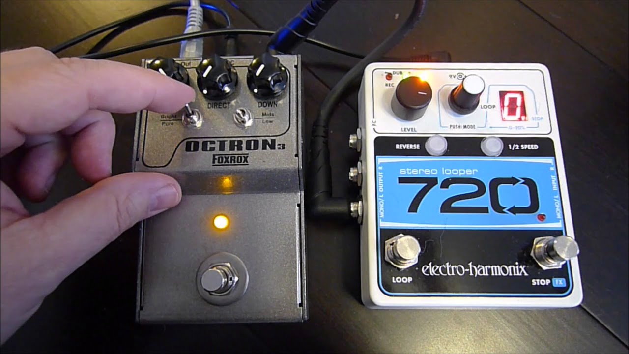 Foxrox Octron 3 guitar loop - testing settings