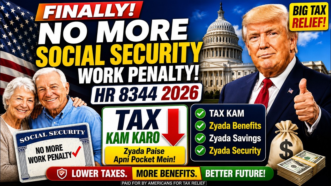 W KOŃCU koniec z karą za pracę w ramach ubezpieczenia społecznego H R 8344 2026