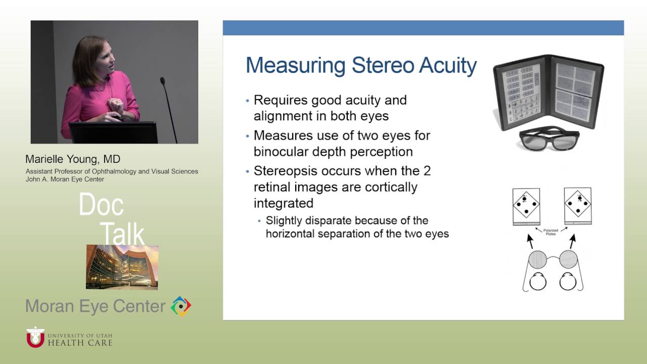 Doc Talk 06 29 16 Marielle Young Amblyopia
