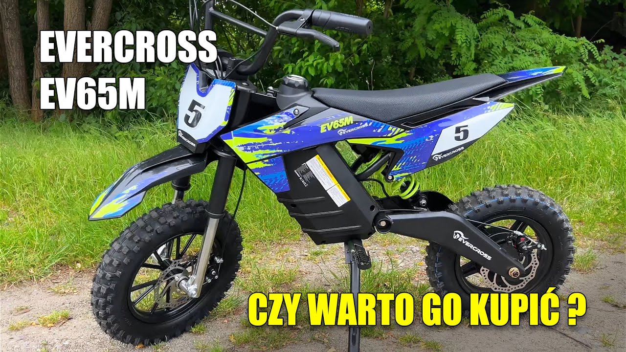 🔥 Mini Cross Elektryczny 500W dla Dzieci &ndash; Test EVERCROSS EV65M