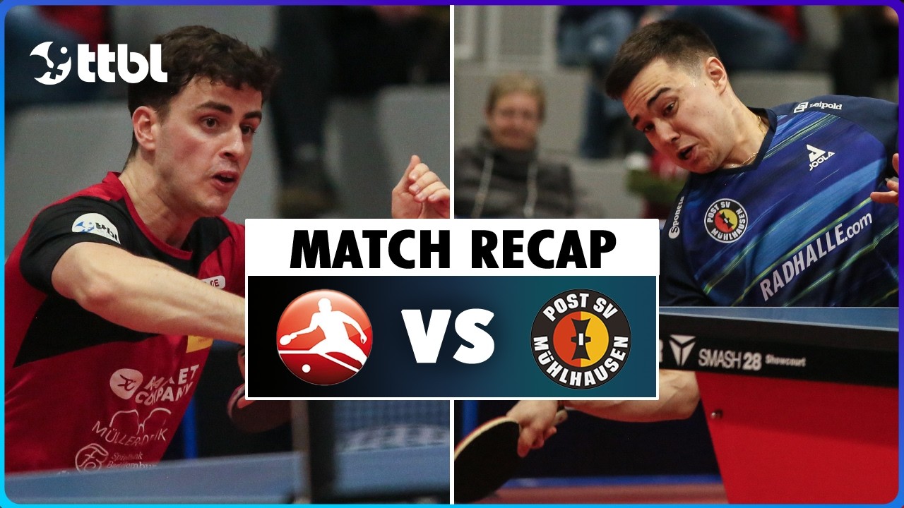 BAD HOMBURG vs. MÜHLHAUSEN (Tischtennis Bundesliga Recap) | Matchday 16 | 2025/2026