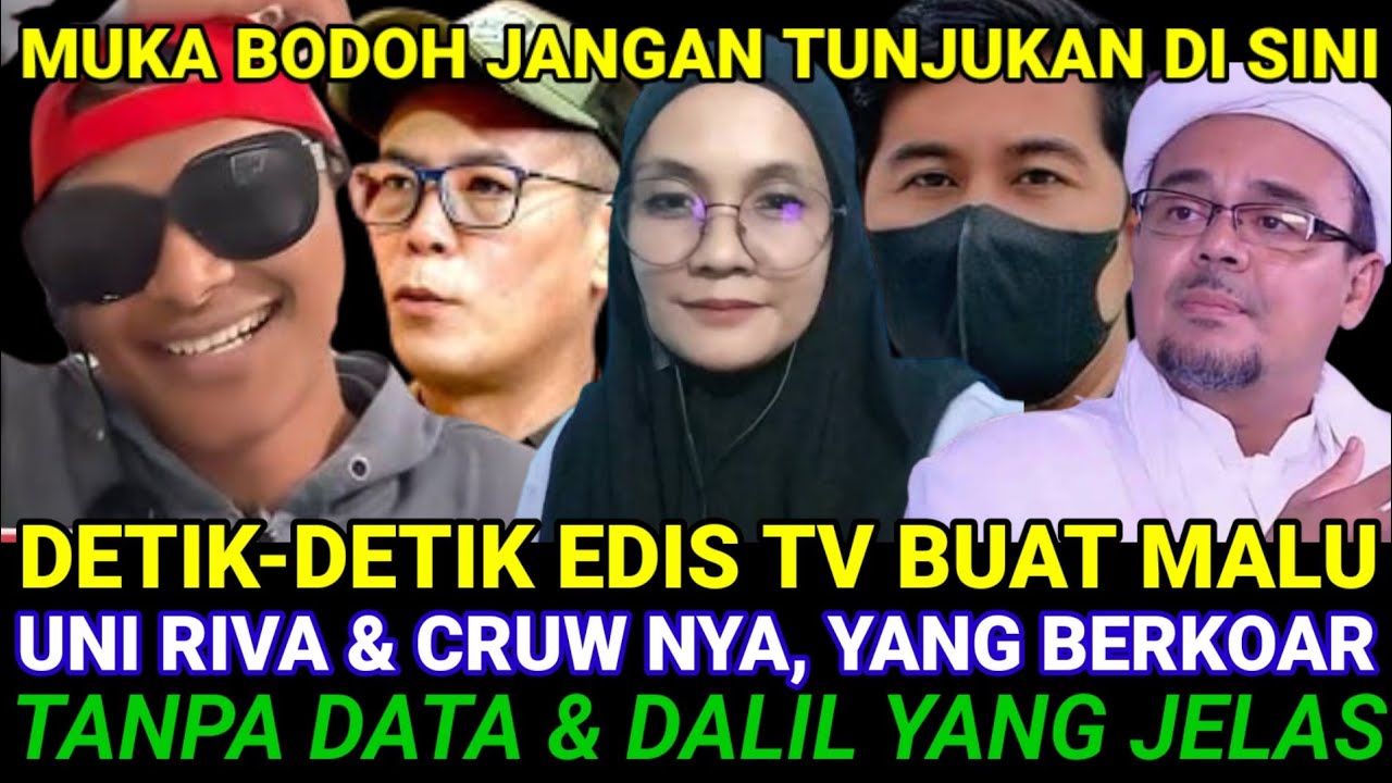 TURUN TANPA PAMIT‼️Detik-Detik Uni Riva Gak Bisa Jawab pertanyaan Edis TV asli Bikin Malu Islam Saja