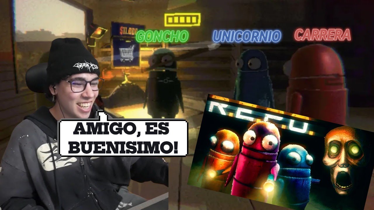Spreen Juega REPO por primera vez con Carrera, Goncho y Unicornio