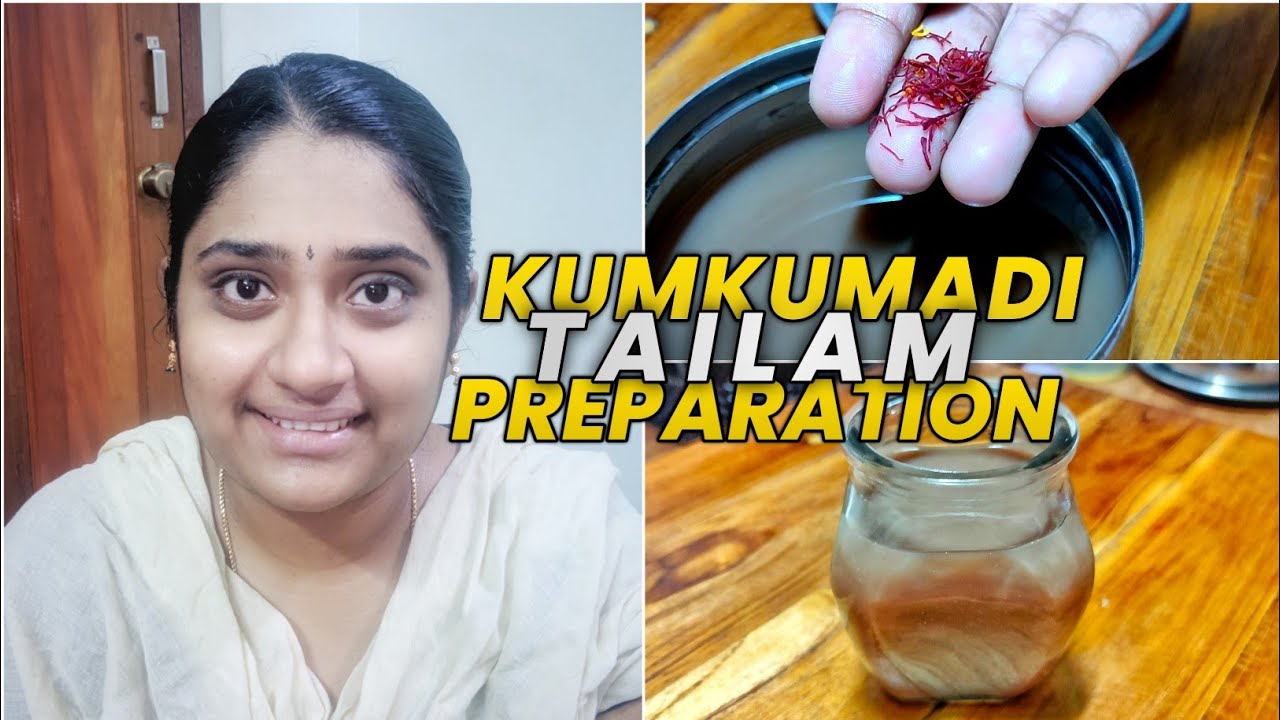 kumkumadi tailam preparation at home devipris kitchen | DIY  kumkumadi tailam for skin whitening