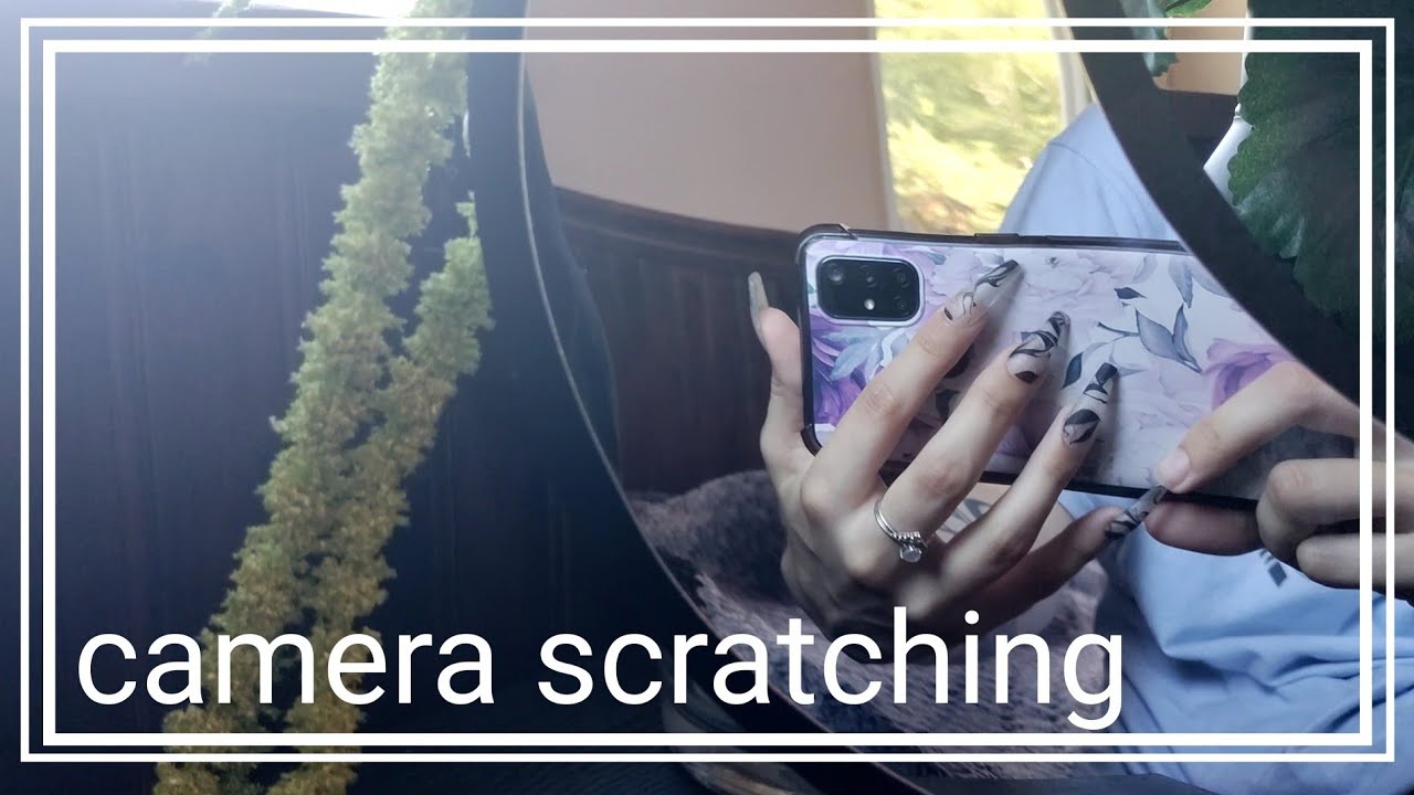 asmr | fast camera scratching and tapping w/ long nails (no talking)