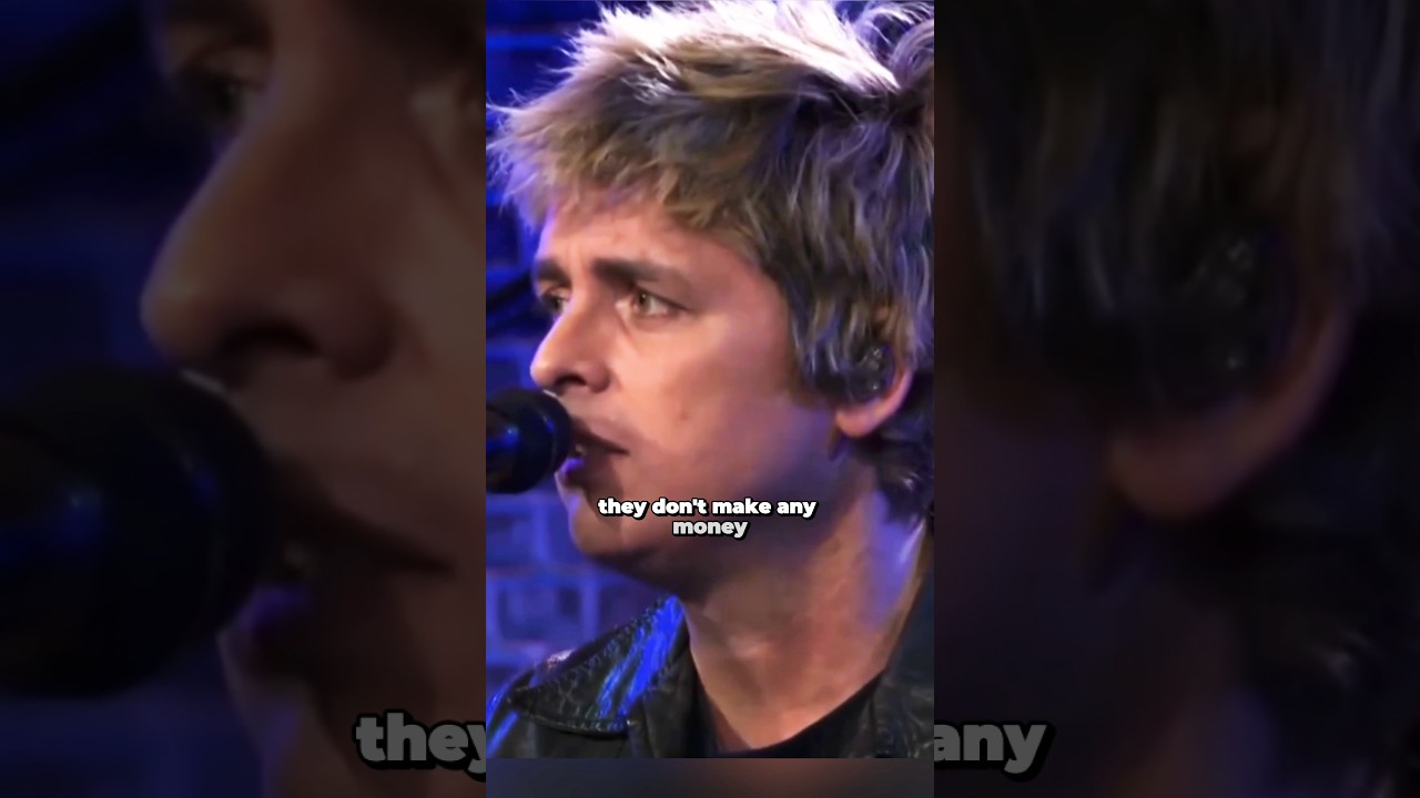 Billy Joe Armstrong talks about streaming artists and their struggle to make money out of music